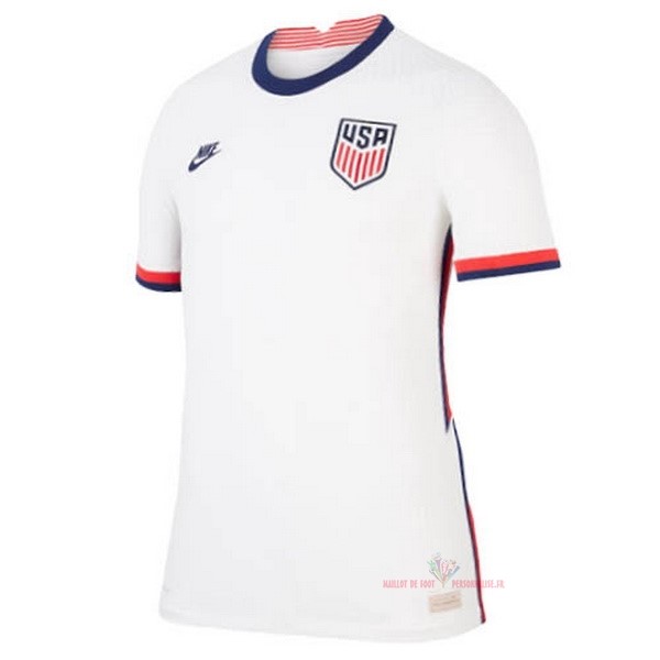 Maillot Om Pas Cher Nike Domicile Maillot Mujer États-Unis 2020 Blanc